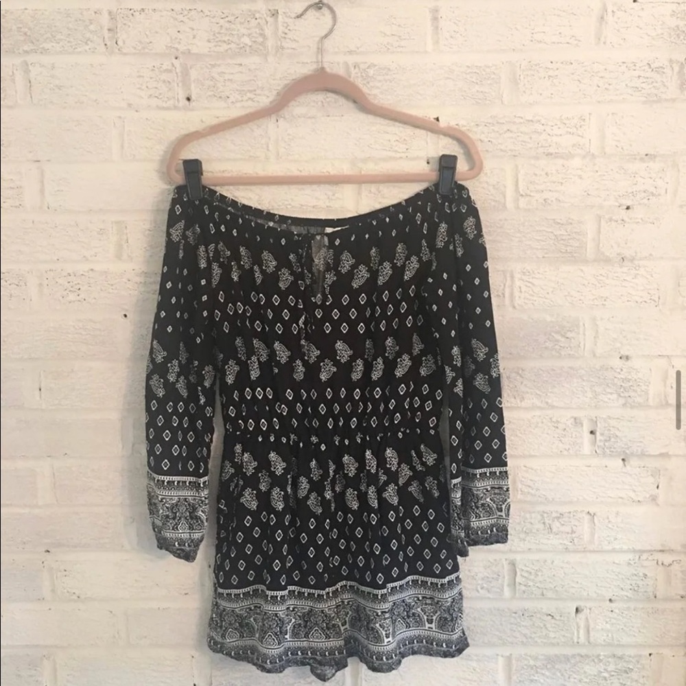 LA Hearts Off the Shoulder Romper